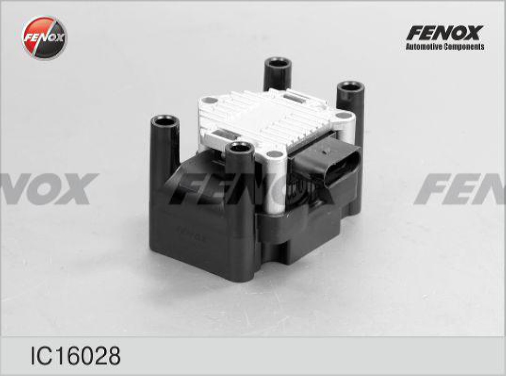 FENOX IC16028 Катушка зажигания Audi A1 10-, A2 00-05, A3 96-, A4 00-08, Seat Cordoba 00-02, Ibiza 99-09, Altea 04