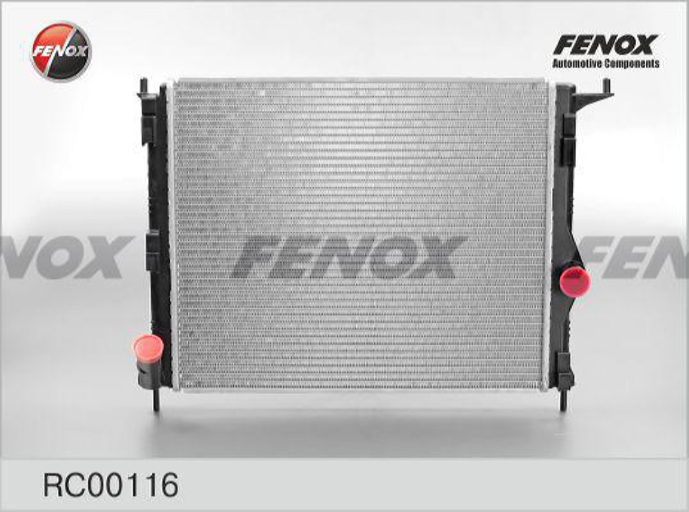 FENOX RC00116 Радиатор охлаждения Dacia Logan 04-, Logan (MCV) 07-, Sandero 08-, Lada Largus 12-