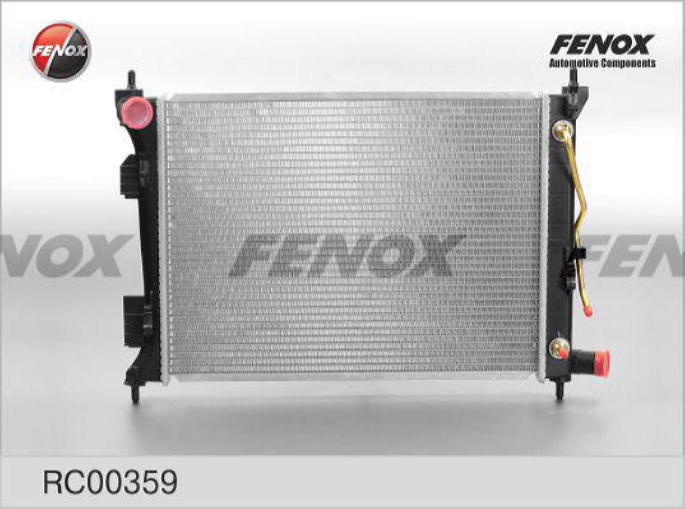 FENOX RC00359 Радиатор охлаждения паяный, 500x368x16
