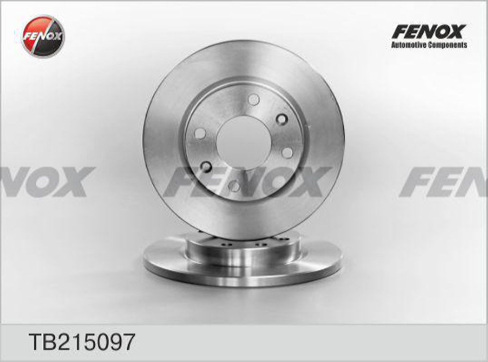 FENOX TB215097 Диск тормозной Peugeot 206 98-06, 306 93-00, Citroen Xsara 97-00
