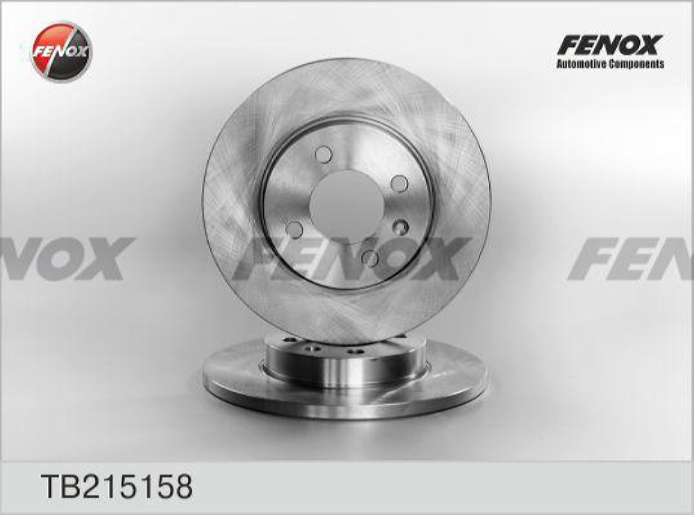 FENOX TB215158 Торм.диск пер.[256x13] 4 отв.