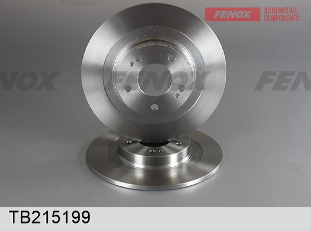 FENOX TB215199 Диск тормозной | зад прав/лев |