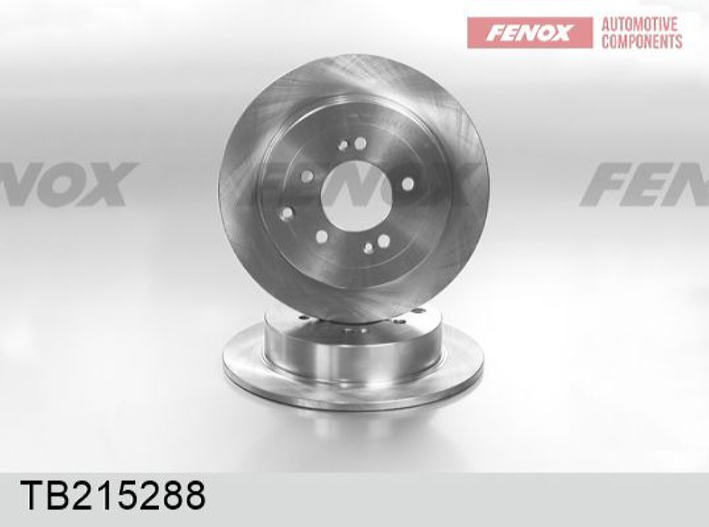 FENOX TB215288 Диск тормозной | зад |