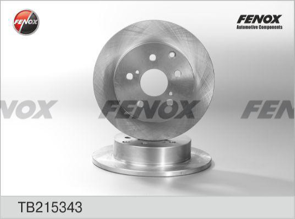FENOX TB215343 Диск тормозной TOYOTA RAV 4 III 06- задний D 281мм.