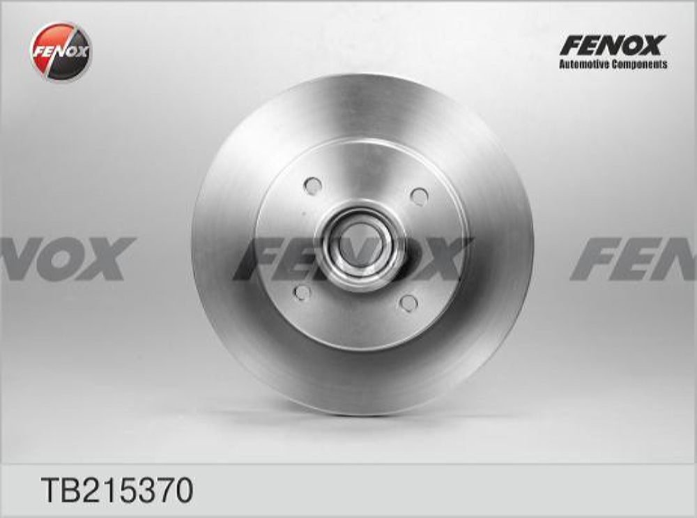 FENOX TB215370 Диск тормозной | перед прав/лев |