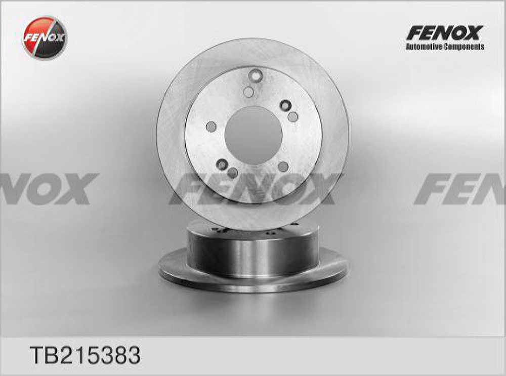 FENOX TB215383 Диск тормозной | зад прав/лев |