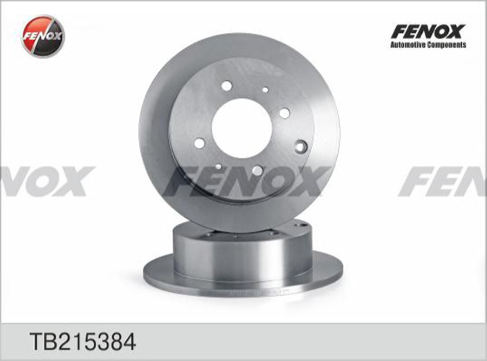 FENOX TB215384 Диск тормозной | зад прав/лев |
