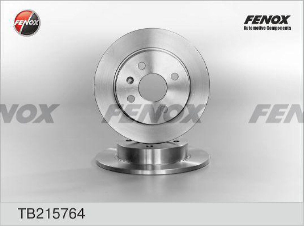 FENOX TB215764 Диск тормозной Opel Astra 98-09