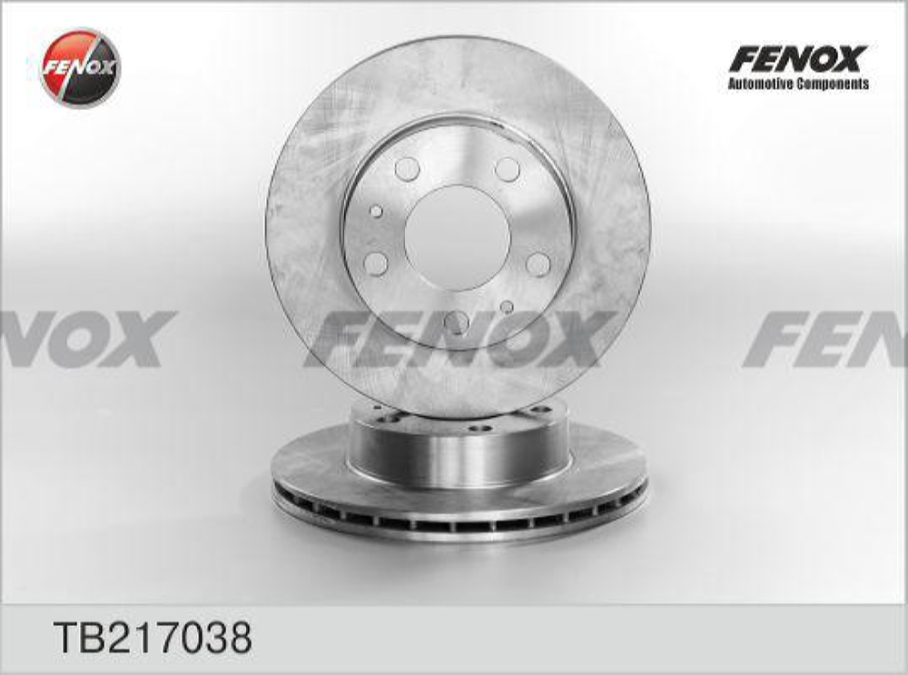 FENOX TB217038 Диск тормозной Citroen Jumper 94-, Fiat Ducato 94-, Peugeot Boxer 94-