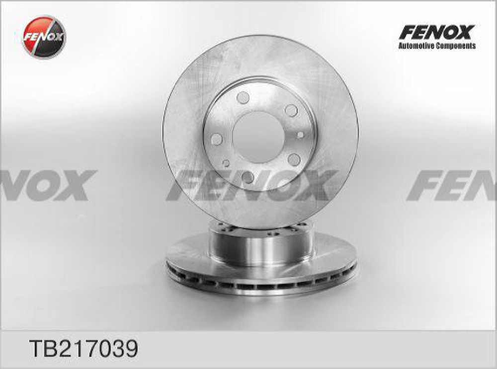FENOX TB217039 Диск тормозной Citroen Jumper 94-, Fiat Ducato 94-, Peugeot Boxer 94-