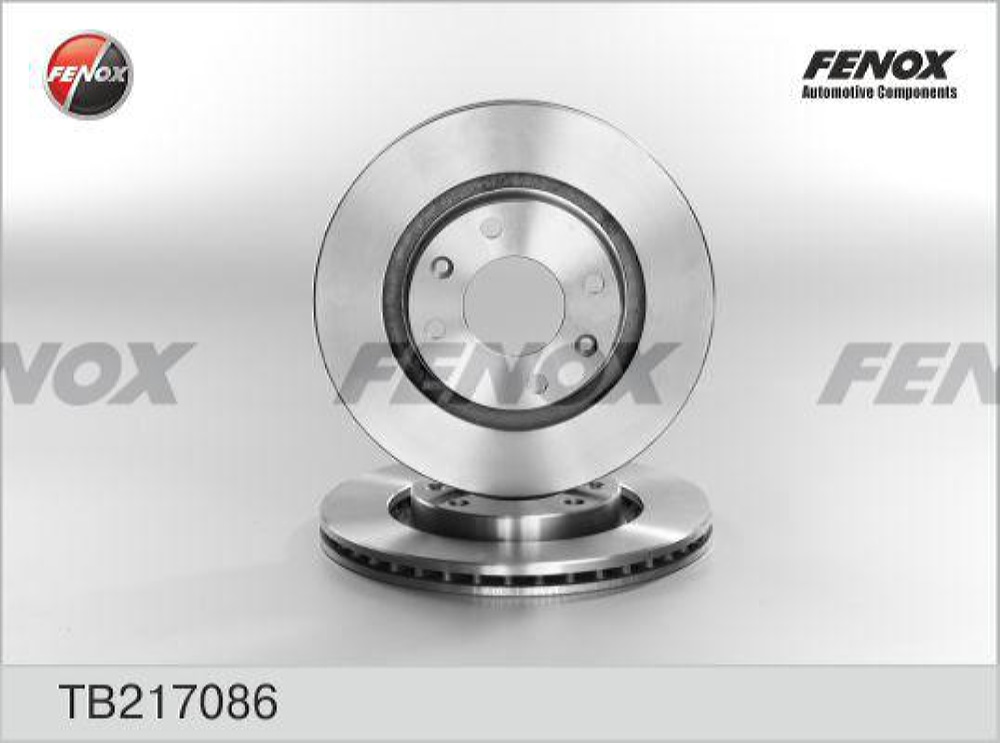 FENOX TB217086 Диск тормозной Citroen Berlingo 97-, C2 03-, C3 02-, C4 04-, C5 01-08, DS3 09-, Xsara 97-, Xsara Pic