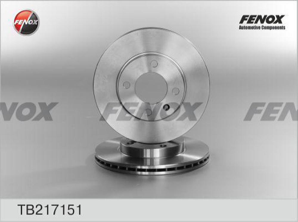 FENOX TB217151 Диск тормозной AUDI 80 73-91/GOLF 79-97/PASSAT 81-88 передний D 239мм.