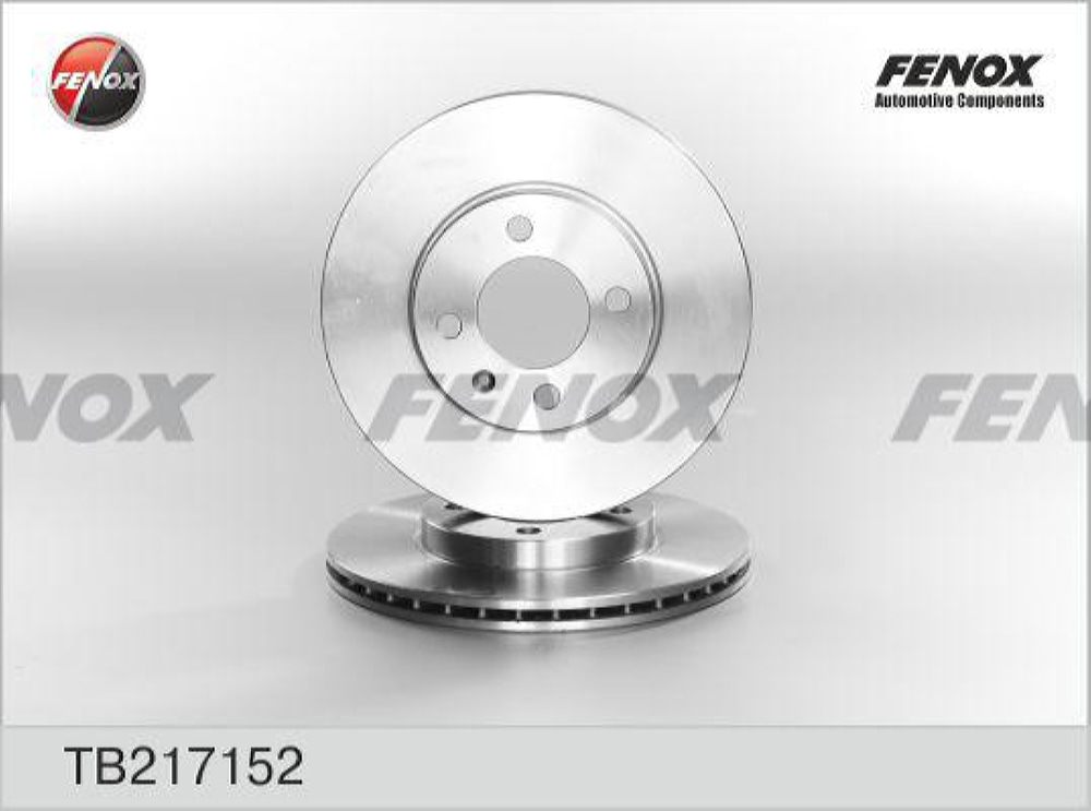 FENOX TB217152 Диск тормозной VW Corrado 89-95, Golf 91-03, Jetta 86-91, Lupo 99-, Passat 88-97, Polo 95-01, Vento