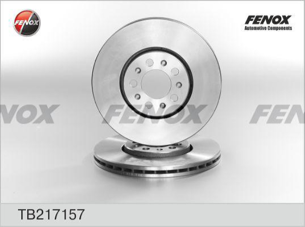 FENOX TB217157 Диск тормозной | перед прав/лев |