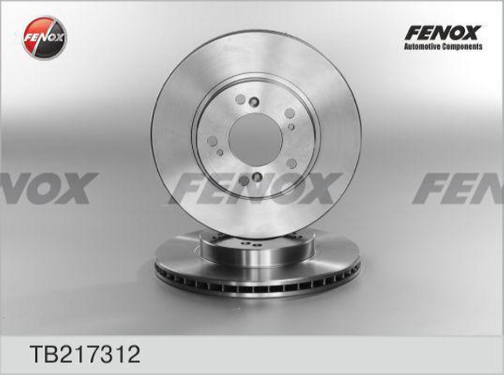 FENOX TB217312 Диск тормозной HONDA CR-V I 2.0 95>02/H-RV 97>/PRELUDE 96>00 передний вент.