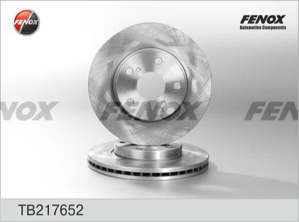 FENOX TB217652 Диск тормозной TOYOTA AURIS 07- (пр-во Великобритания) передний вент.D=273мм.