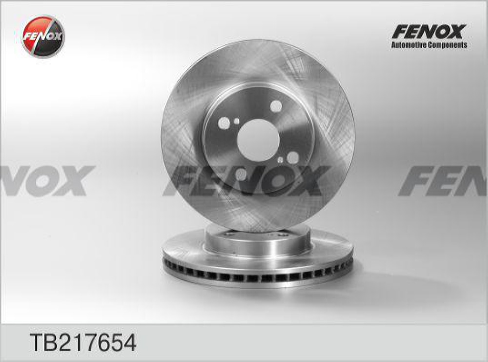 FENOX TB217654 Диск тормозной Toyota Corolla 02-07