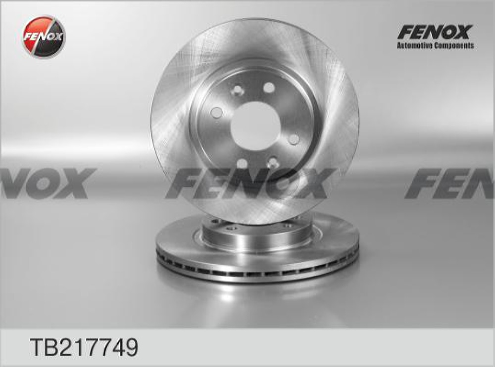 FENOX TB217749 Диск тормозной | перед прав/лев |