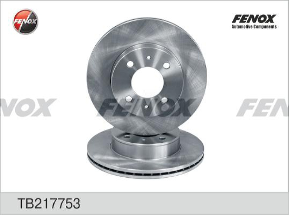 FENOX TB217753 Диск тормозной Hyundai Accent TagAZ (LC) 00-