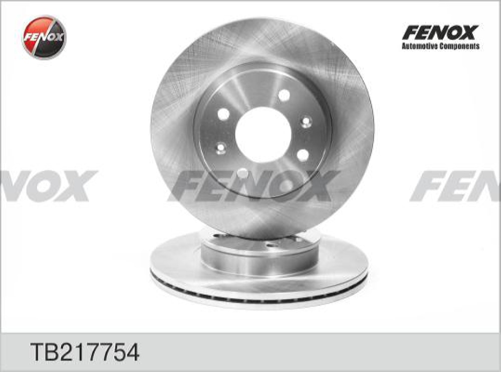 FENOX TB217754 Диск тормозной HYUNDAI GETZ 1.1-1.6 02- с АБС передний
