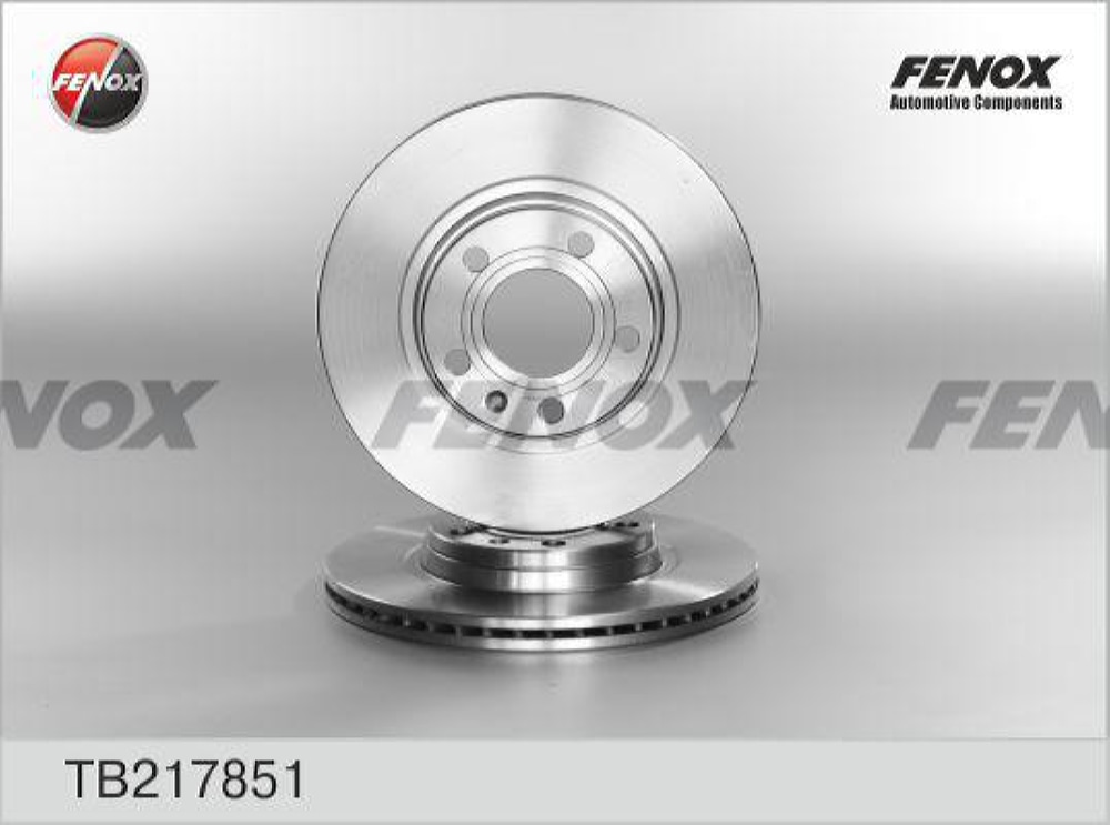 FENOX TB217851 Диск тормозной Audi A4 95-07, Seat Exeo 09-, VW Passat 96-00