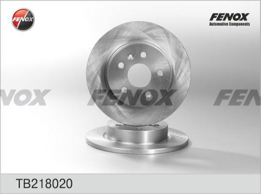 FENOX TB218020 Диск тормозной Chevrolet Cruze 09-, Trax 12-, Opel Astra J 09-, Mokka 12-