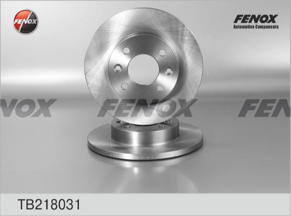 FENOX TB218031 Диск тормозной Renault Logan 04-, Logan MCV 07-