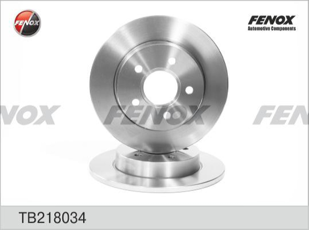 FENOX TB218034 Диск тормозной Ford Focus II 04-, C-MAX 03-