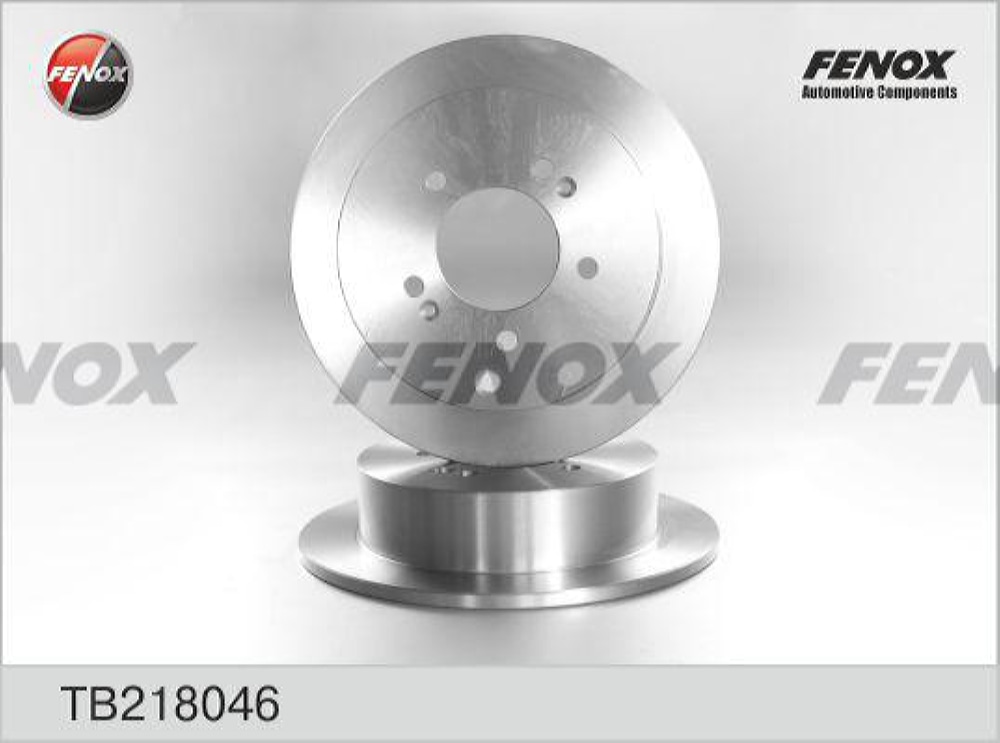 FENOX TB218046 Диск тормозной | зад прав/лев |