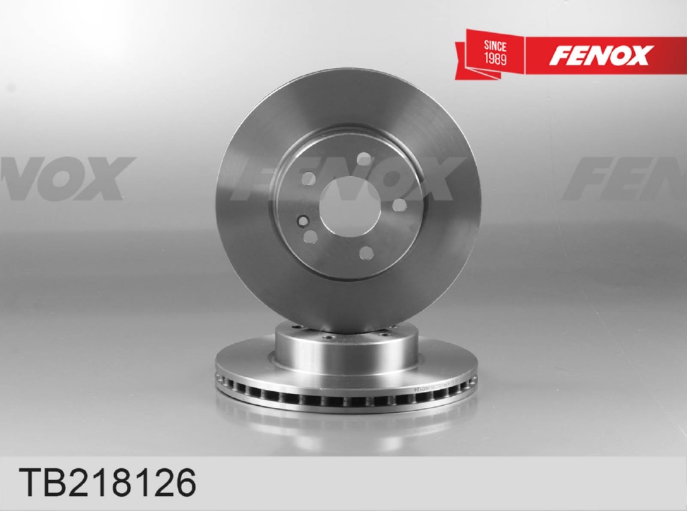 FENOX TB218126 Диск тормозной MERCEDES W205 13-/W213 16- передний вент.D 305мм.