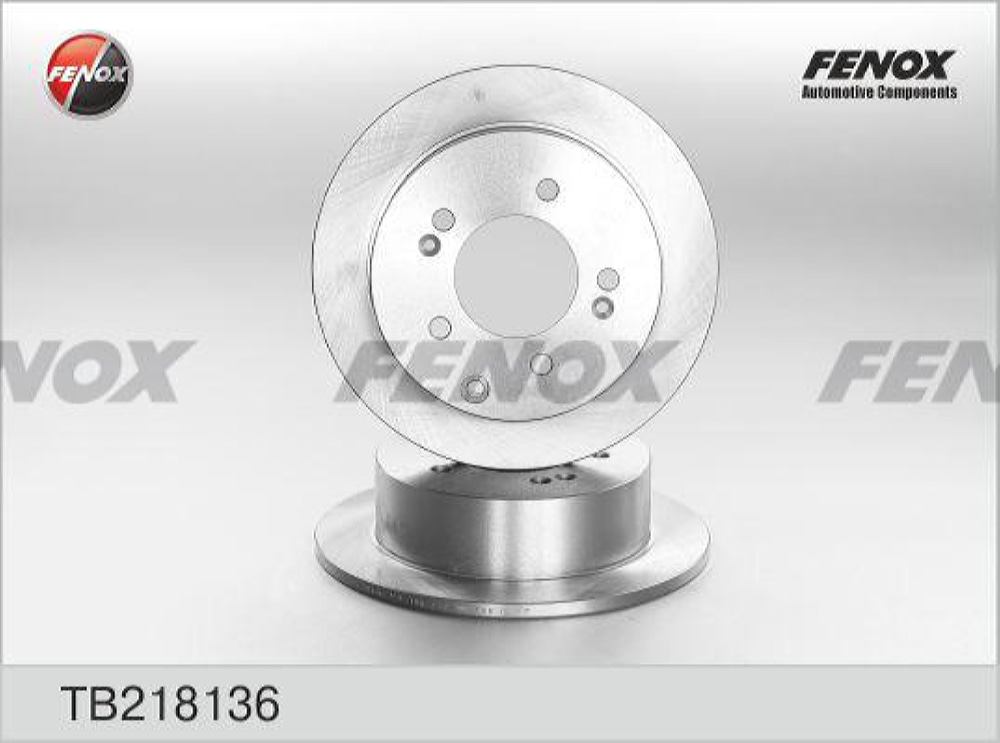 FENOX TB218136 Диск тормозной Kia Soul 09-