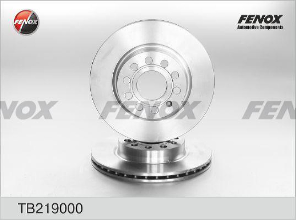 FENOX TB219000 Диск тормозной AUDI A3 03-/SKODA OCTAVIA/VW GOLF V/VI/JETTA III передний D 280мм
