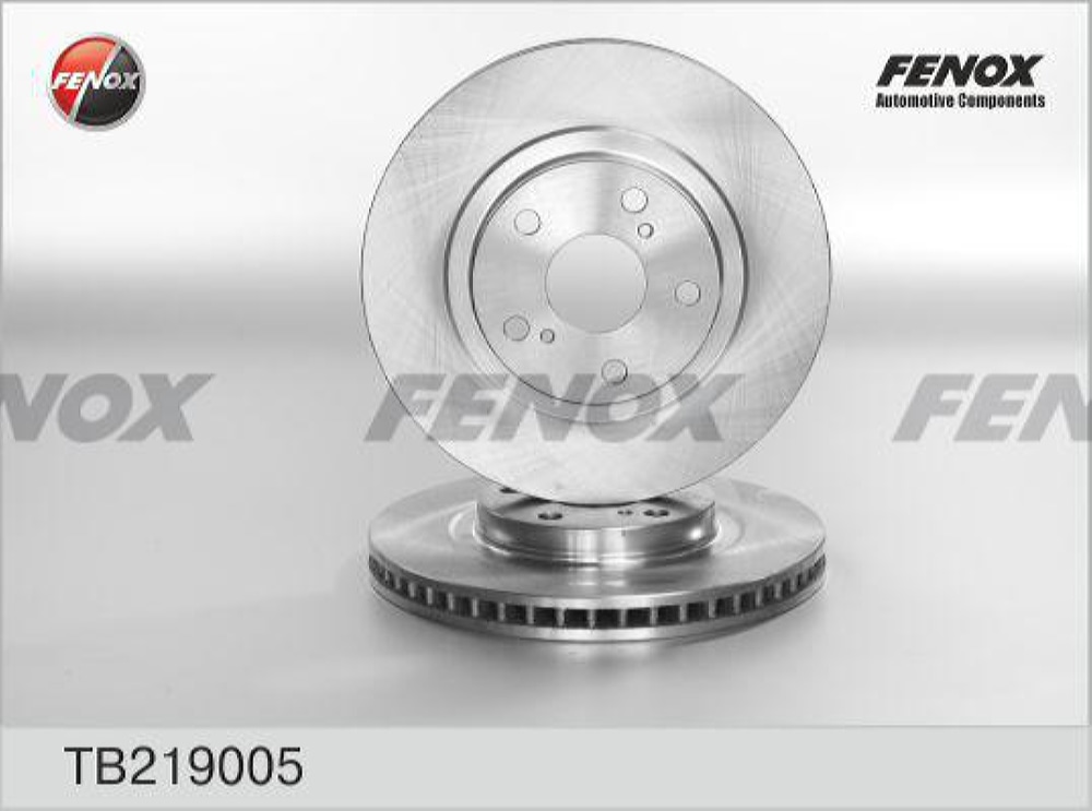 FENOX TB219005 Диск тормозной | перед прав/лев |