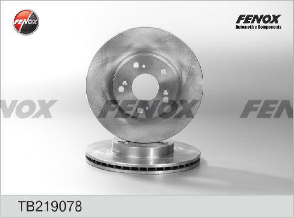 FENOX TB219078 Диск тормозной | перед прав/лев |