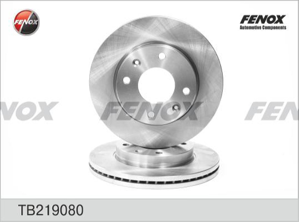 FENOX TB219080 Диск тормозной HYUNDAI ELANTRA 00-/LANTRA/MATRIX 01-/KIA CERATO 1.6 06- передний