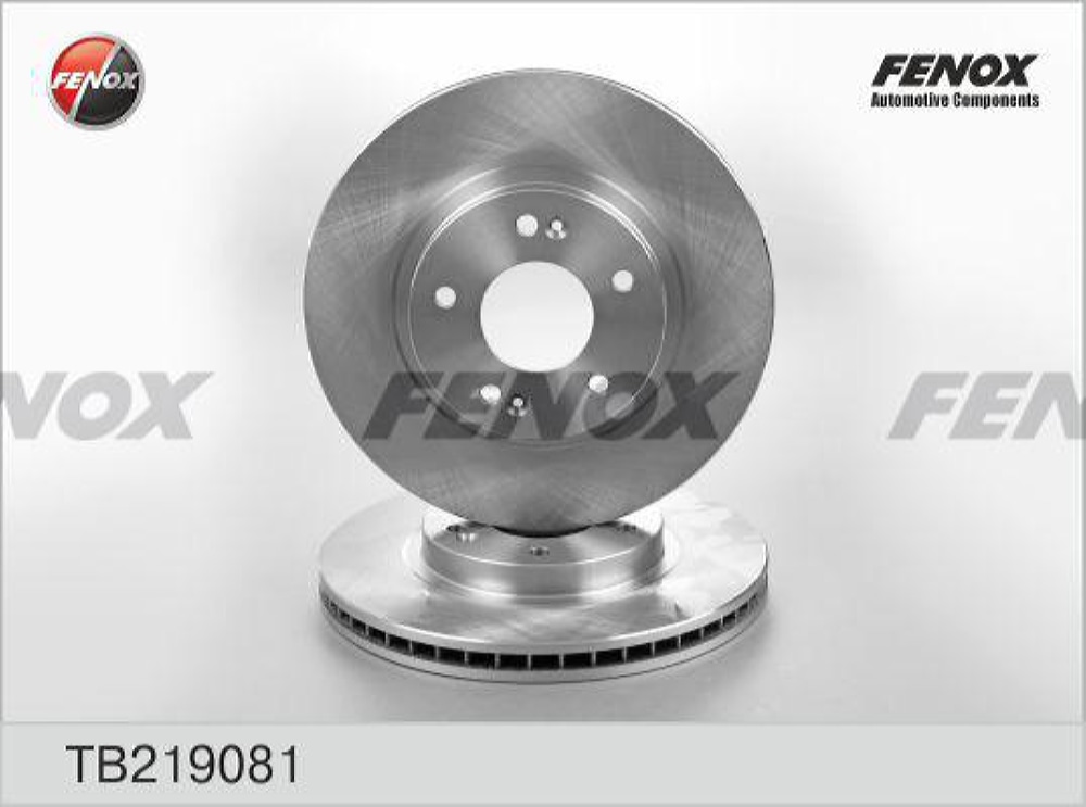 FENOX TB219081 Диск тормозной | перед прав/лев |