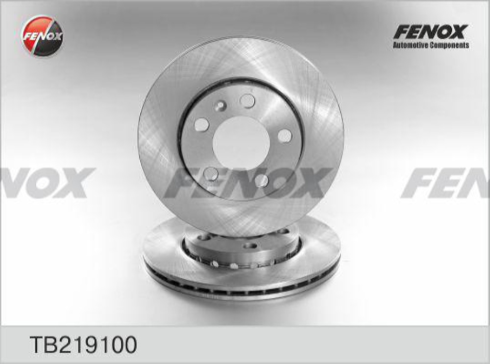 FENOX TB219100 Диск тормозной Skoda Fabia 99-, Fabia Combi 00-, Fabia Praktik 03-, VW Polo 01-