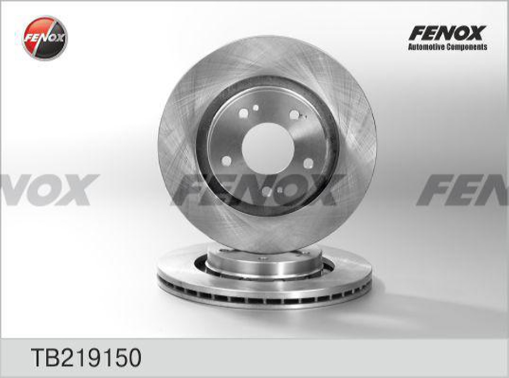 FENOX TB219150 Диск тормозной | перед прав/лев |