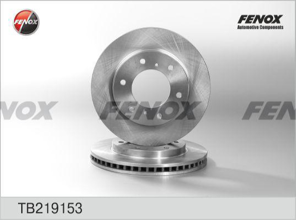 FENOX TB219153 Диск тормозной | перед прав/лев |