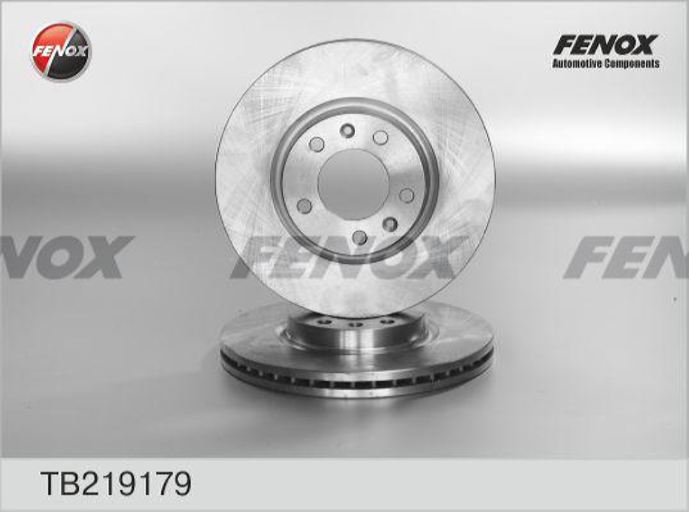 FENOX TB219179 Диск тормозной PEUGEOT 607 00-05 передний вент.D 283мм.