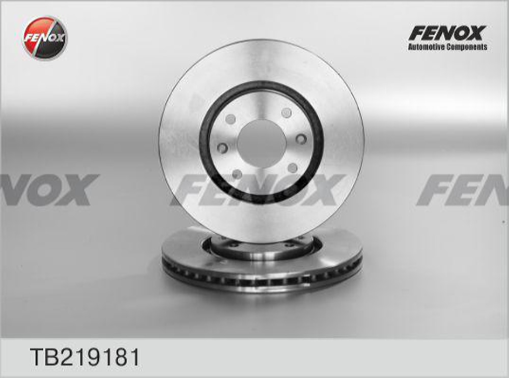 FENOX TB219181 Диск тормозной Citroen Berlingo (MF) 00-08, Berlingo II 08-, C3 (FC) 02-09, C3 II 09-, C4 Grand Pica
