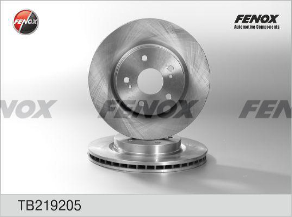 FENOX TB219205 Диск тормозной | перед прав/лев |