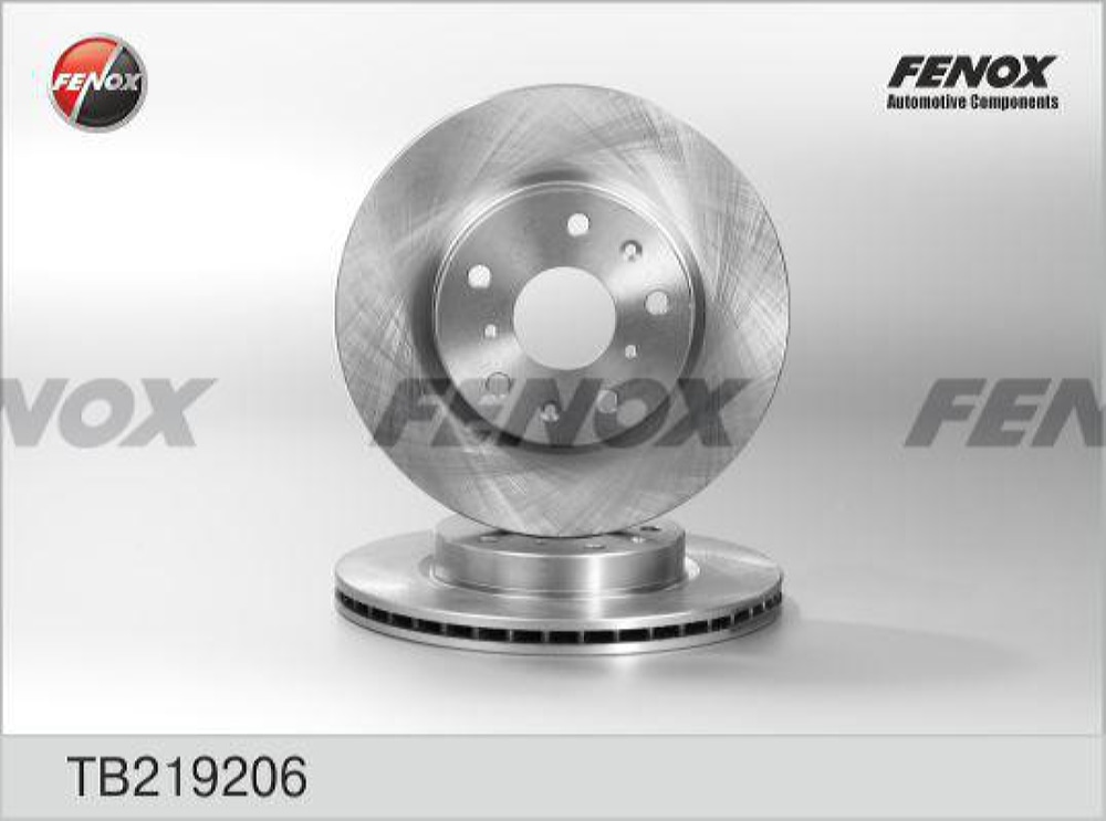 FENOX TB219206 Диск тормозной | перед прав/лев |