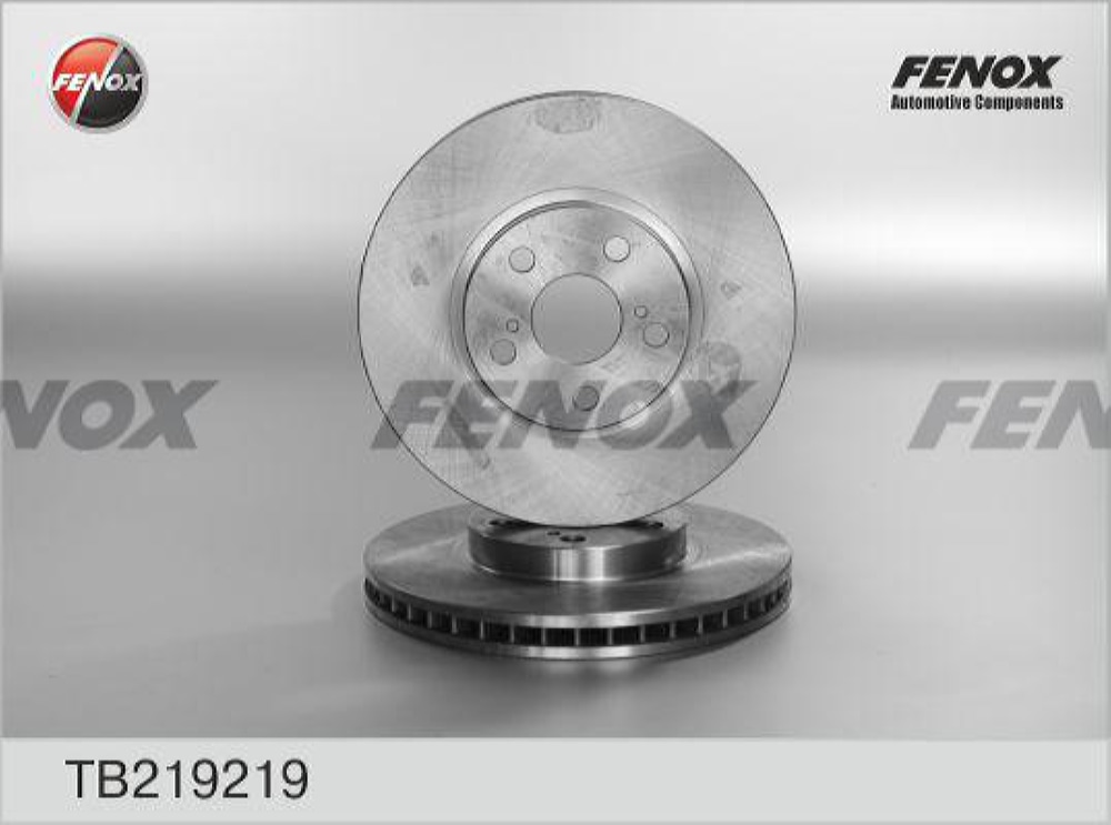FENOX TB219219 Диск тормозной Toyota Avensis 97-03, Avensis Liftback 97-03, Avensis Station Wagon 99-03, Avensis (у