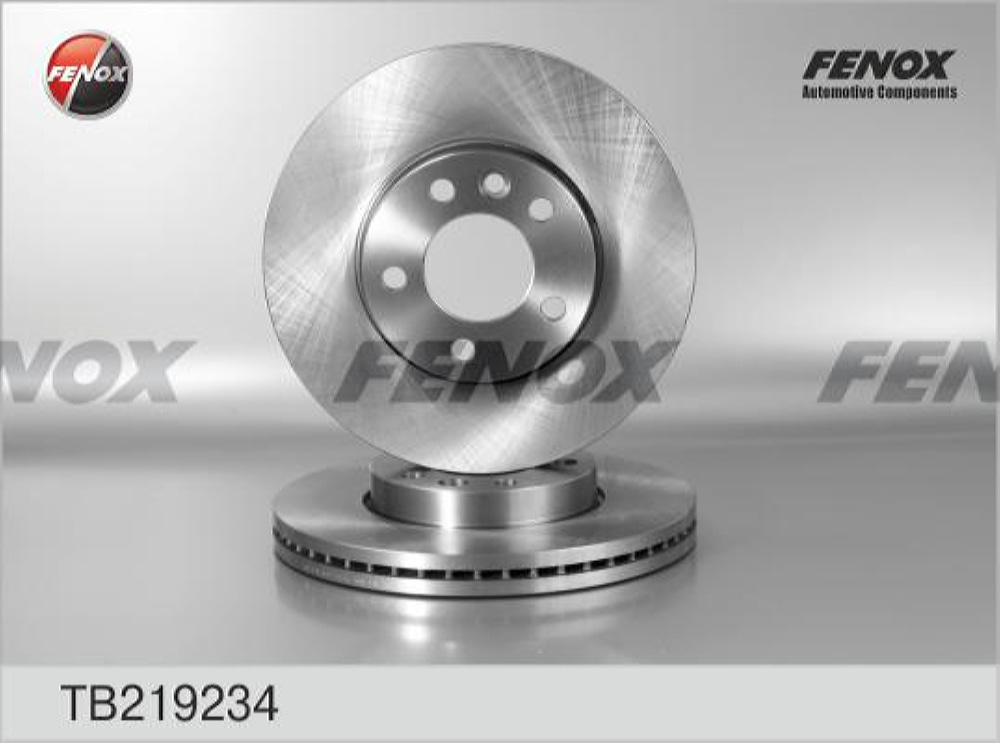 FENOX TB219234 Диск тормозной VW MULTIVAN/T5 03-/TOUAREG 02-10 передний D 308мм
