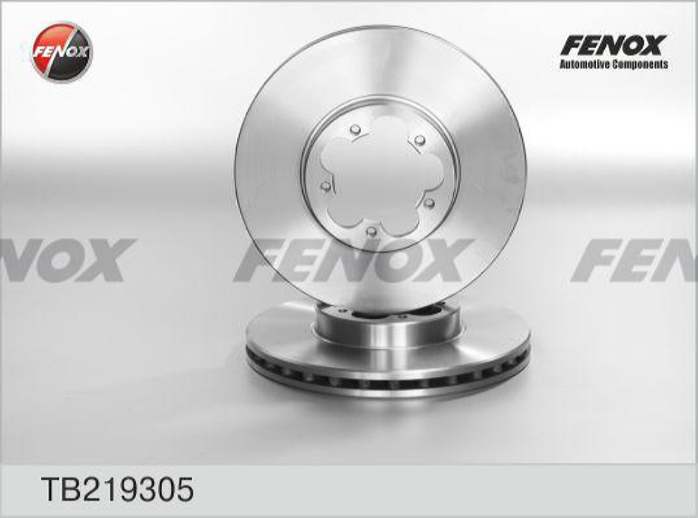 FENOX TB219305 Диск тормозной FORD TRANSIT 06- передний M10x1.5 вент.D 300мм.