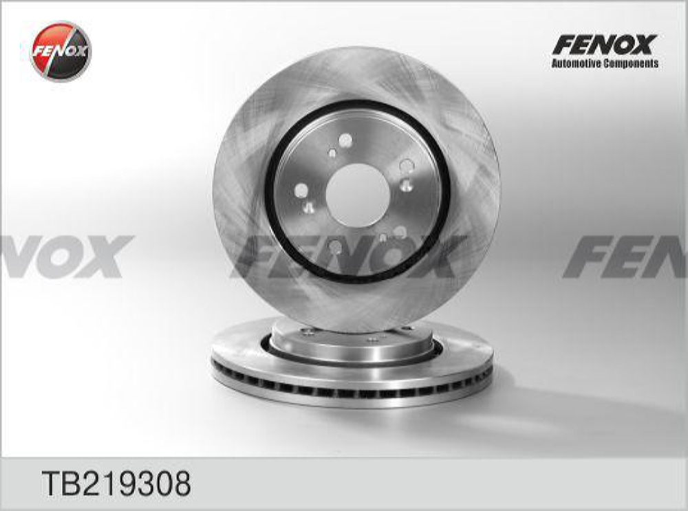 FENOX TB219308 Диск тормозной | перед прав/лев |