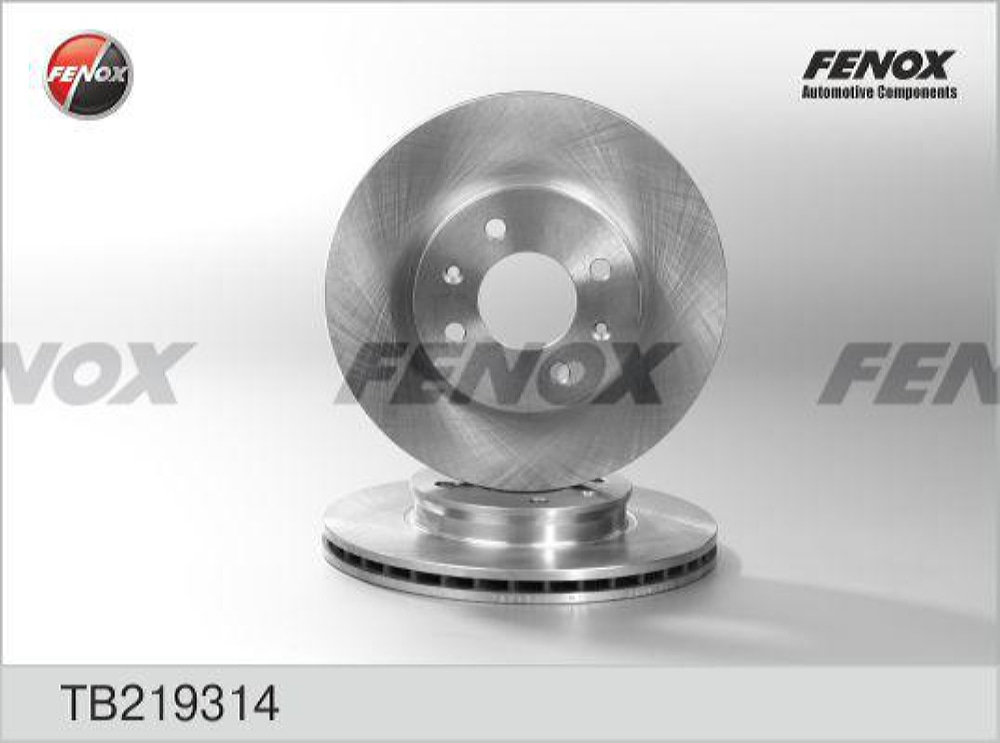 FENOX TB219314 Диск тормозной Hyundai Accent III(MC) 05-, i20 08-, Kia Rio II 05-