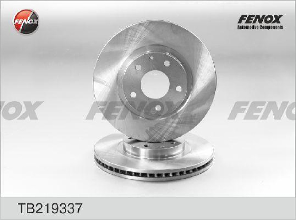 FENOX TB219337 Диск тормозной | перед прав/лев |