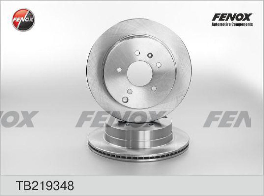 FENOX TB219348 Диск тормозной | зад прав/лев |